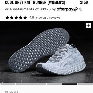 NoBull Cool Grey Knit Runners Womens